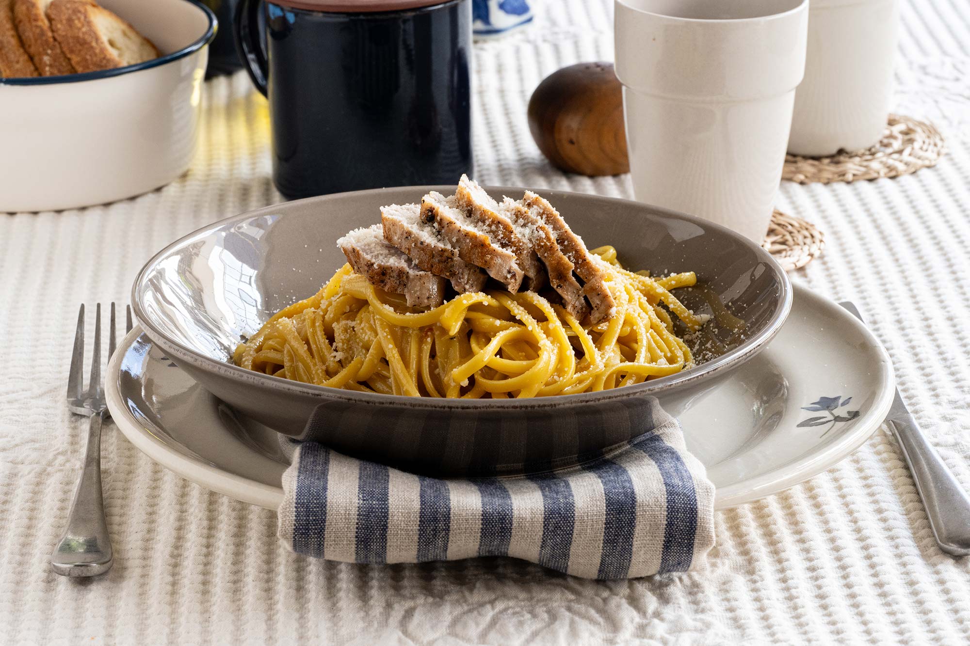 FILETO-PSARONEFRI-SOTE-LINGUINE-SAFRAN-BOUTIRO-PARMEZANA